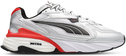 PUMA Fade Sneakers Heren - Zilver - Maat 47 - Mesh/Synthetisch Silver