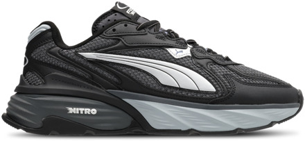 PUMA Fade Sneakers Heren - Zwart - Maat 44.5 - Mesh/Synthetisch Black