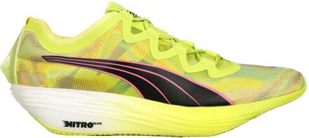 PUMA FAST-FWD Nitro Elite Psychedelic Rush Wedstrijdschoen Dames-Limoen,Zwart - 38,38.5,39,40,40.5,41