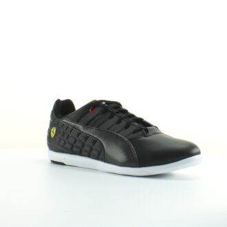 PUMA Ferrari Pedale 4 Zwart Leer Heren Veterschoenen 305504 02 - EU 38.5 / UK 5.5