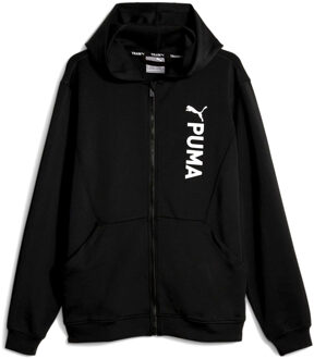 PUMA fit double knit fz hoodie - Zwart - L