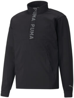 PUMA Fit Pwrfleece Midlayer Sportsweater Heren S Zwart