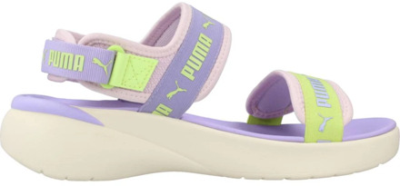 PUMA Flat Sandals Puma , Purple , Dames - 38 Eu,35 1/2 Eu,39 Eu,37 EU