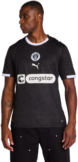 PUMA Football Truien/Replica's Heren - Zwart - Maat L - Poly Jersey Black