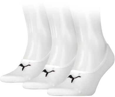 PUMA Footie Sokken - 3 pack - Wit - Maat 39-42