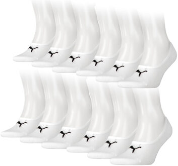 PUMA Footies 12-pack Unisex Wit-39/42 - 39/42