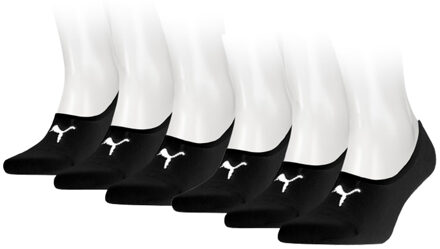 PUMA Footies 6-pack Unisex Zwart-43/46 - 43/46