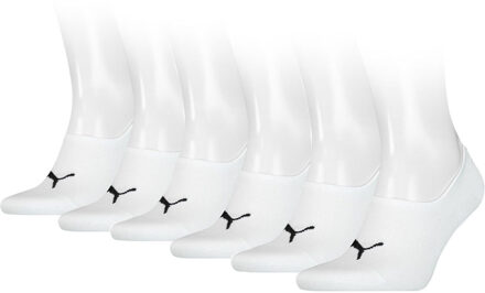 PUMA Footies High Cut 6-pack Unisex Wit-39/42 - 39/42