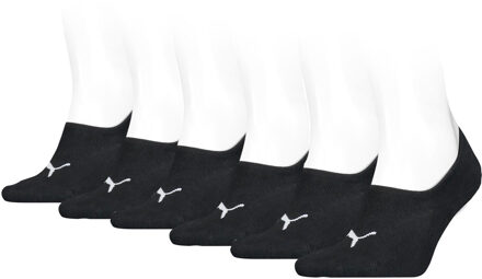 PUMA Footies High Cut 6-pack Unisex Zwart-39/42 - 39/42