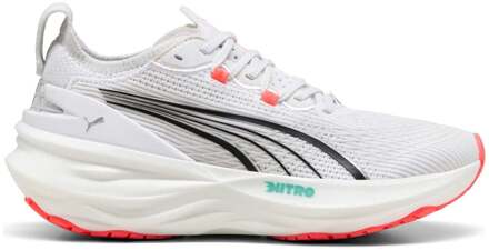 PUMA ForeverRun Nitro 2 Stabiliteitsschoen Dames-Wit,Rood - 40.5