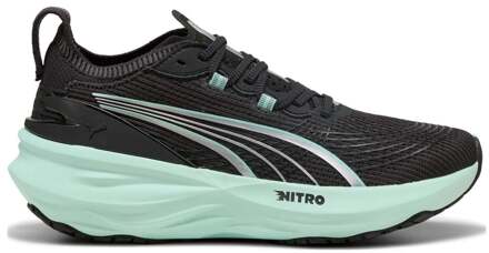 PUMA ForeverRun Nitro 2 Stabiliteitsschoen Dames-Zwart,Mint - 40.5