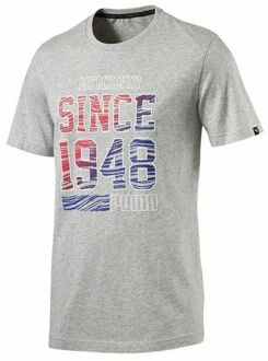 PUMA FUN SUMMER 1948 DryCell Grijs Regular Fit Heren T-shirt 836592 04