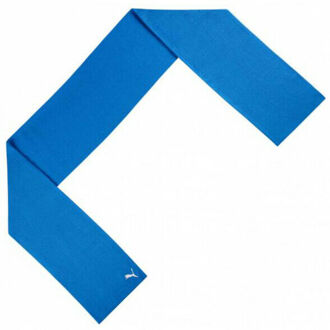 PUMA Fundamentals Womens Blauw Acryl Gebreide Sjaal Sjaals 052123 06 A36A - maat