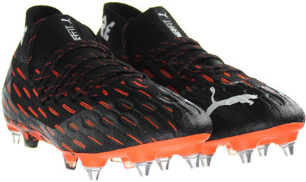 PUMA Future 6.1 Netfit MxSG Heren Zwart/Oranje Voetbalschoenen - maat EU 36.5 / UK 3.5