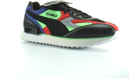 PUMA Future Rider King Synthetic Unisex Lace Up Trainers 374459 01 Veelkleurig - EU 39/ UK 6