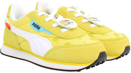 PUMA Future Rider Spongebob Kinderen Gele Sneakers Geel - EU 24 / UK 7