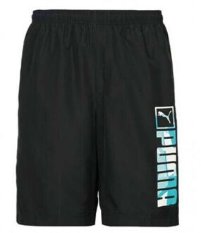 PUMA Grafisch Logo Heren Zwart Korte Broek