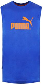 PUMA Grote Logo Heren Blauwe Vest