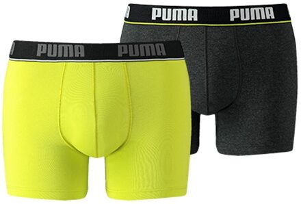 PUMA heren 2pack Basic Yellow/Antracite