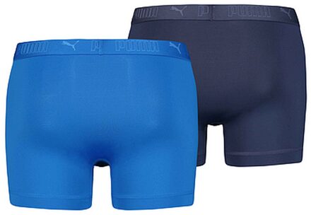 PUMA Heren Actieve Boxershorts (Set van 2) (Blauw) - maat