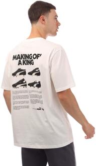 PUMA Heren AOF Making of a King T-Shirt (Wit) - XL