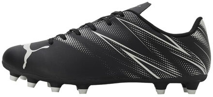 PUMA Heren Attacanto FG/AG Voetbalschoenen (Zwart/Zilver) - EU 42 / UK 8