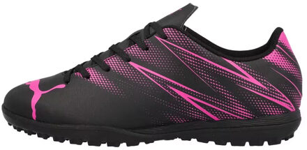 PUMA Heren Attacanto Turf Trainings Voetbalschoenen (Zwart/roze) - EU 44.5 / UK 10