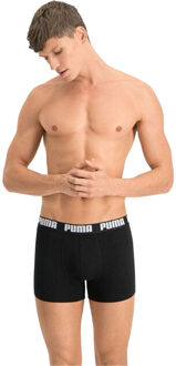 PUMA Heren basic boxershorts (set van 2) Wit - L