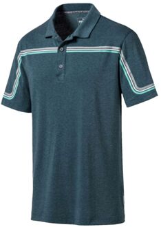 PUMA Heren Blauw Looping Poloshirt - M
