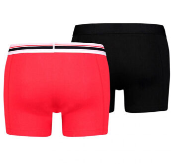 PUMA Heren boxershorts met placed logo (set van 2) Blauw - S