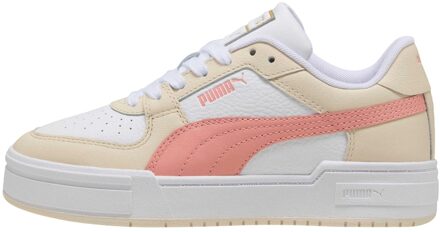 PUMA Heren CA Pro Classic II Leren Trainers (Wit/Roze)