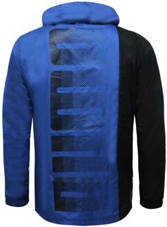 PUMA Heren Collective Woven Jacket Capuchon Windjack Blauw Zwart 518384 02 - maat M