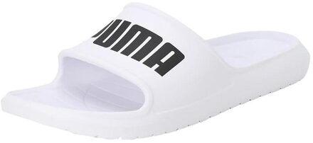 PUMA Heren Divecat Lite Sliders (Wit/zwart) - EU 46 / UK 11