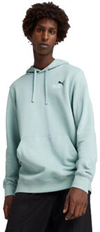 PUMA Heren ess 2 color small no 1 hoodie Groen - M
