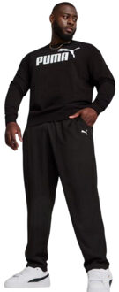PUMA Heren ess no.1 logo crew neck sweatshirt Zwart