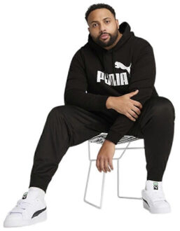 PUMA Heren ess no.1 logo hoodie - maat M Zwart