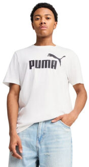 PUMA Heren ess no.1 logo t-shirt - maat L Wit