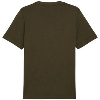 PUMA Heren ess+ t-shirt - maat M Groen