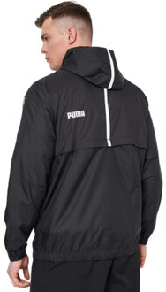 PUMA Heren ess+ tape windjack - maat L Zwart
