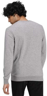 PUMA Heren ess sweatshirt met groot logo - maat S Grijs
