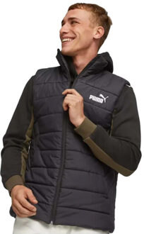 PUMA Heren essential gewatteerd jack - maat S Zwart