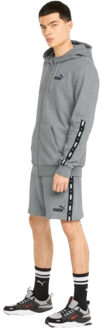 PUMA Heren essential tape full zip hoodie Grijs - XL