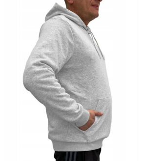 PUMA Heren essentials logo hoodie - maat M Grijs