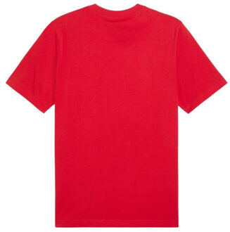 PUMA Heren essentials no 1 klein logo t-shirt Rood - M