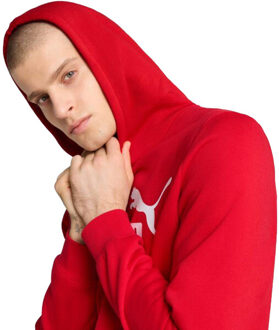 PUMA Heren essentials no 1 logo hoodie Rood - M
