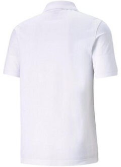 PUMA Heren essentieel piqué poloshirt - maat S Wit