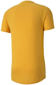 PUMA Heren evostripe lite t-shirt Geel - S