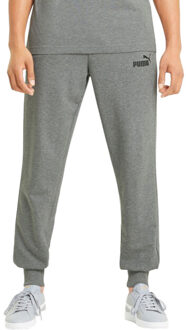 PUMA Heren gebreide normale trainingsbroek met logo Grijs - XXL / XXXL