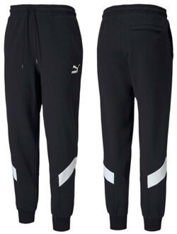PUMA Heren Iconic MCS Track Pants Cuffed Joggers Zwart 595743 01