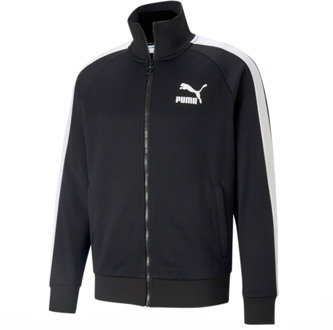 PUMA Heren Iconic T7 Trainingsjack Zwart - S